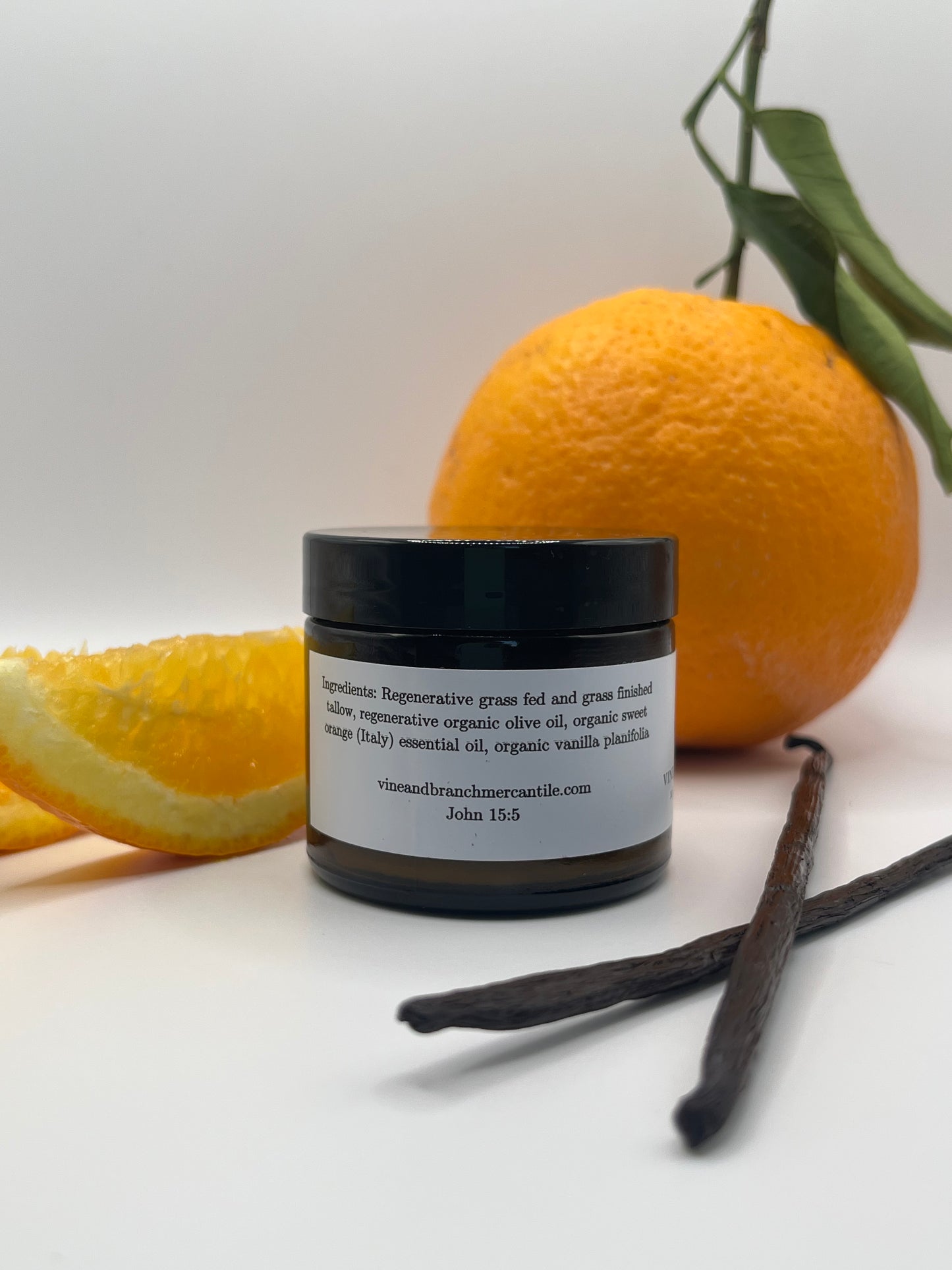 Orange Vanilla Whipped Tallow Balm
