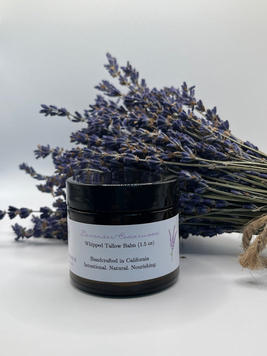 Lavender Cedarwood Whipped Tallow Balm