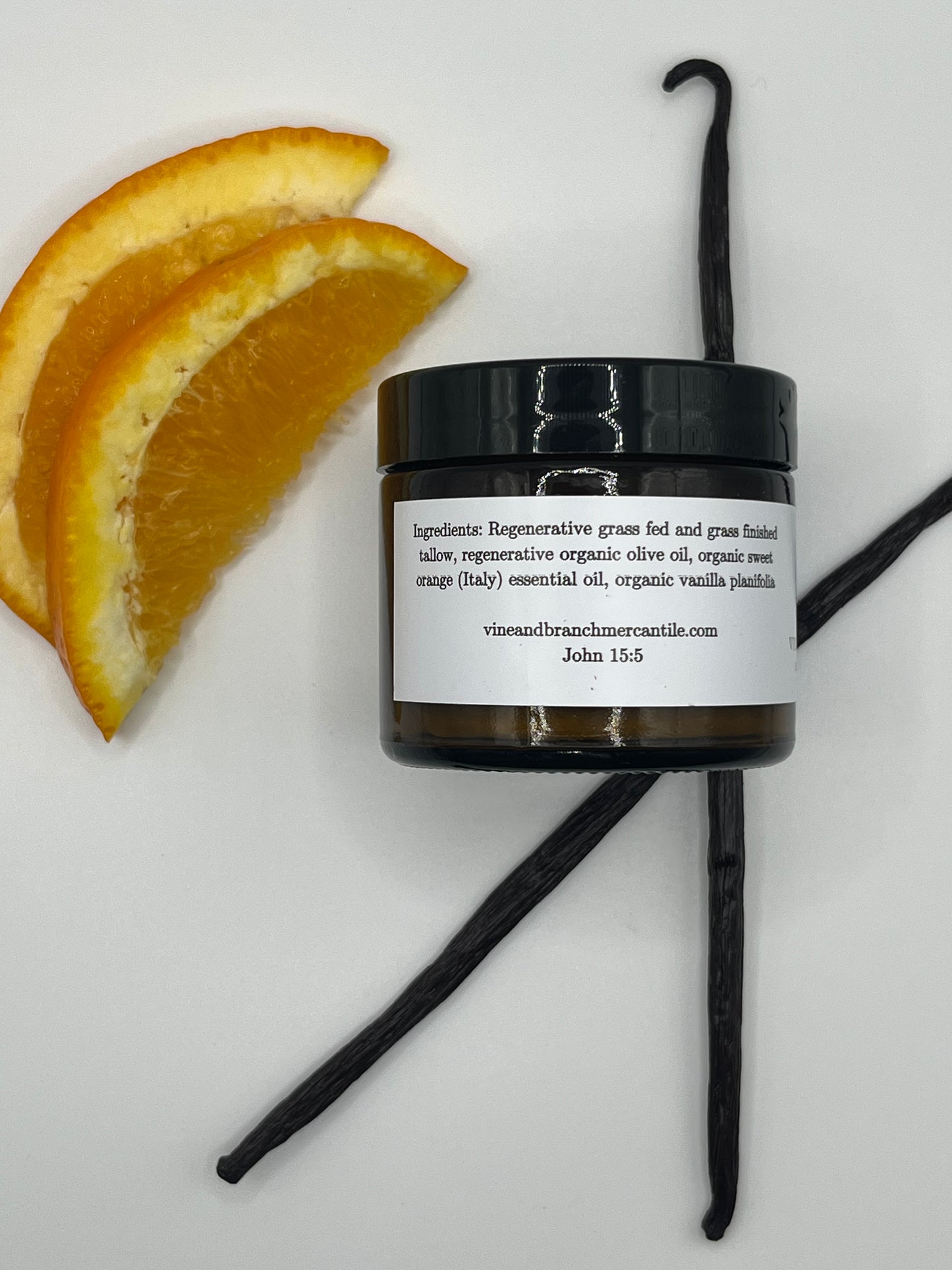 Orange Vanilla Whipped Tallow Balm